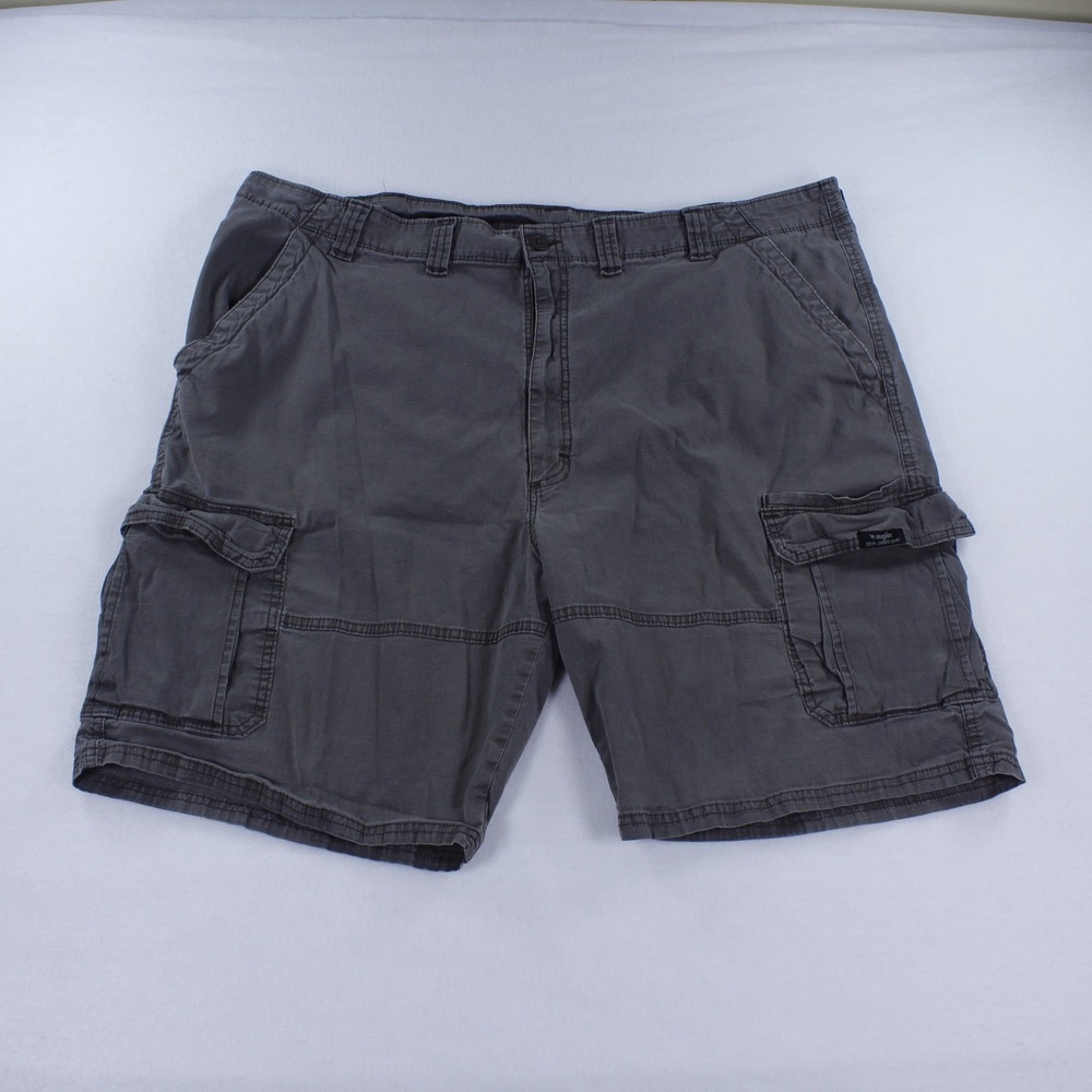 Wrangler Men's Grey Cotton Stretch Cargo Shorts Size 44 Reg Outdoor Casual